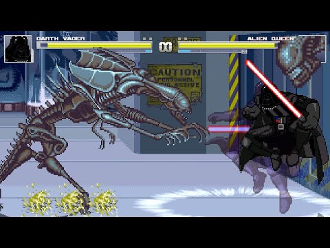 ALIEN Queen vs DARTH VADER