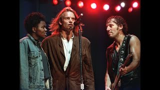 Springsteen, Sting, Peter Gabriel, N'Dour &amp; Tracy Chapman "Chimes Of Freedom" 1988 Argentina Tra Ita