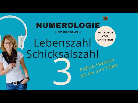 Lebenszahl 3 - Numerologie Interview im Talent die 3