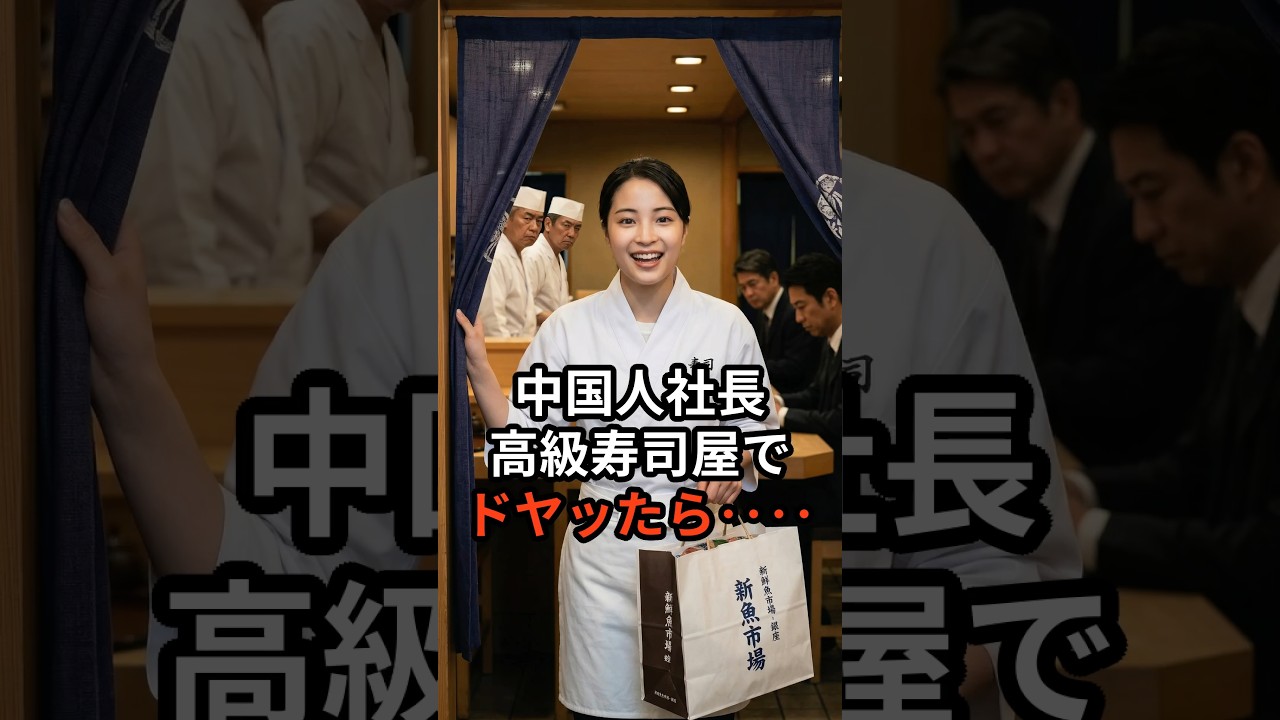 ㊗️20万再生🎉成金外国人が高級寿司屋に行くと…#おもしろ #ジョーク #スカッと