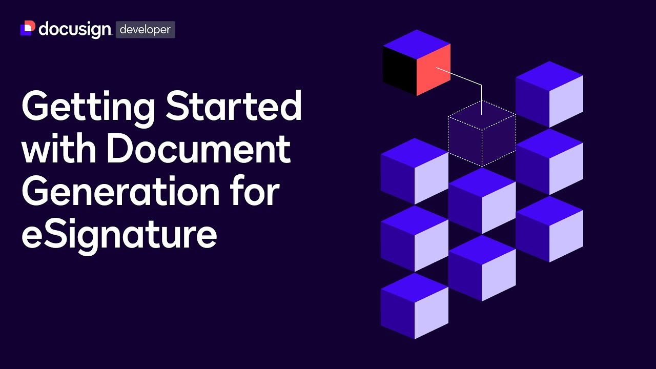 Getting Started with Document Generation for eSignature - Webinar