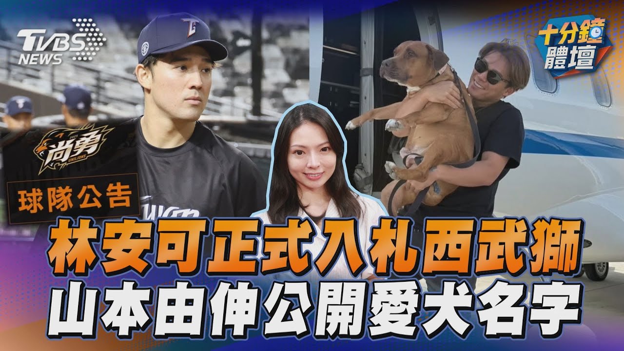 十分鐘體壇／林安可挑戰日職！西武獅取得議約權　合約總值破1.2億