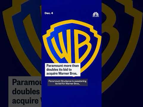 Paramount more than doubles its bid to acquire Warner Bros.