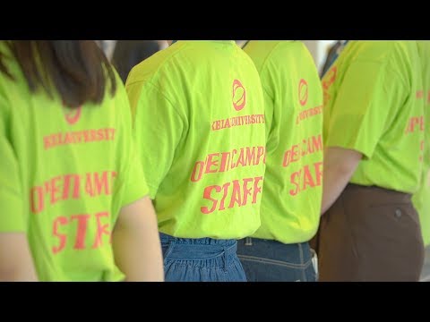 【敬愛大学公式】オープンキャンパスでの学生チューターの活躍！