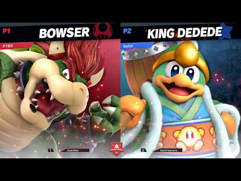 SaintHeavens (Donkey Kong/King Dedede/Mario/Mii Brawler) vs SolarFlare (Bowser) - Kings of Hali 4