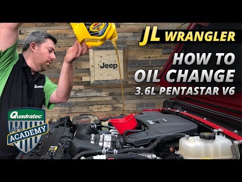 How to Change the Oil in your 3.6L V6 Jeep Wrangler JL or Jeep Gladiator JT