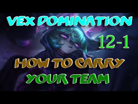 HOW TO PLAY VEX MID in SEASON 12 GUIDE | DOMINATE AND CARRY | BUILD & RUNES | League of Legends