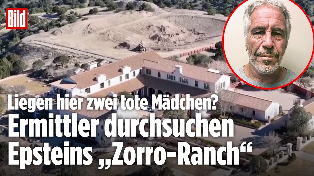 ERMITTLUNG AUF EPSTEIN-RANCH: Sind hier Leichen vergraben? ‒  Sein Tod weiterhin Rätselhaft