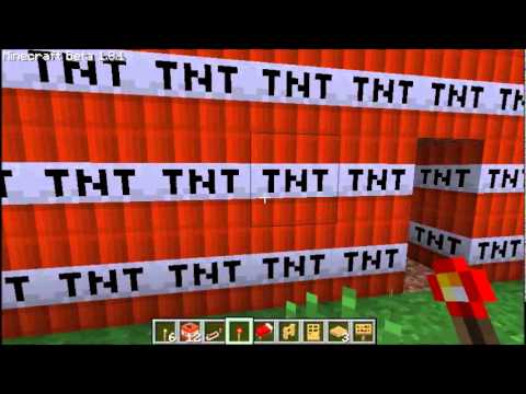 comment construire tnt minecraft