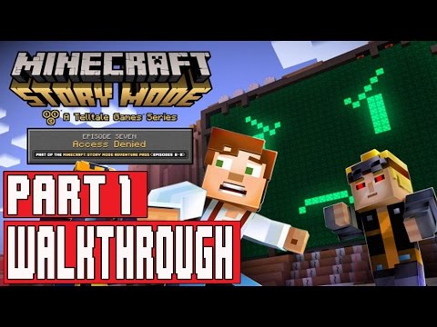 Minecraft Story Mode Episode 7 Gameplay Walkthrough Part 1 (No Commentary) FULL GAME
