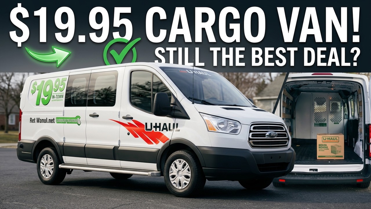 The 9' Cargo Van rental from U-Haul