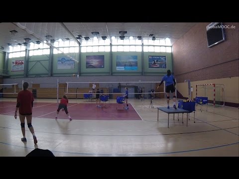 Annahmetraining aus unterschiedlichen Aufschlagwinkeln