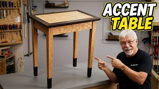 Woodworking Accent Table | Router, Tapering Jig & Premium Finish