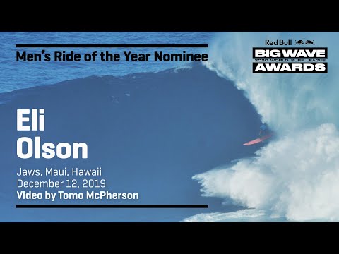 Eli Olson | RIDE OF THE YEAR AWARD NOMINEES - Red Bull Big Wave Awards