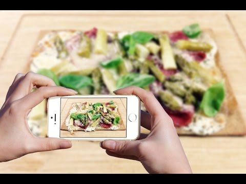 Low Carb Lizza Rezept Spargel-Parmaschinken