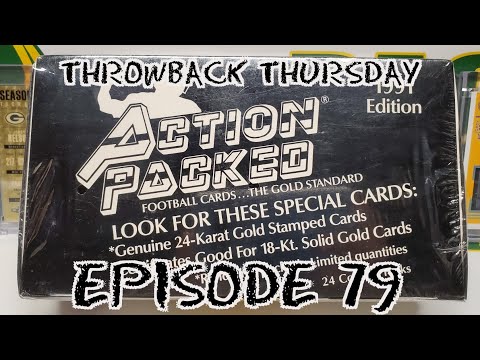 1991 Action Packed Football Box Opening. Throwback Thursday Episode 79