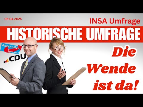 Historische Insa-Umfrage - die Union ist geschockt - Merz vor dem Fall?