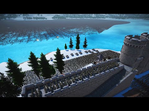 2.000.000 Zombies invade WW2 Castle military base ! Ultimate Epic Battle Simulator 2 - UEBS 2