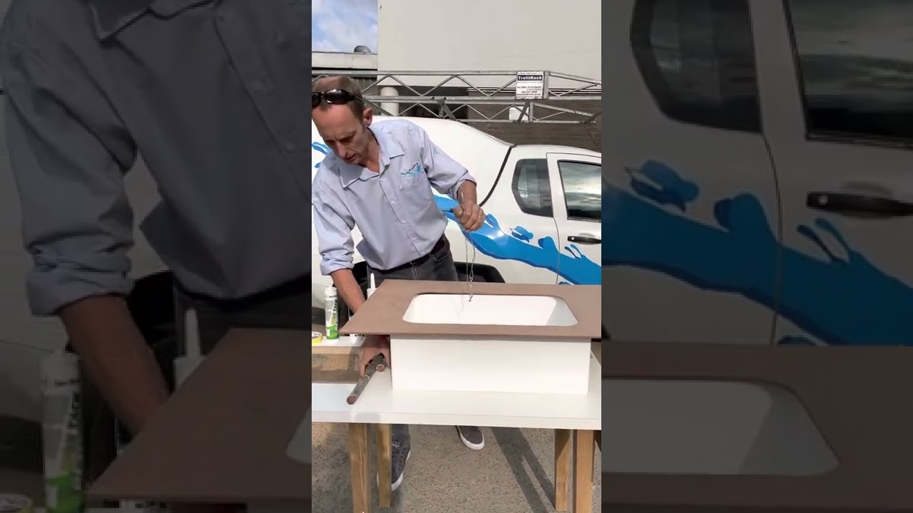 Under mount basin installation