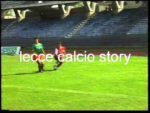 Allenamento del Lecce di Bruno Bolchi alla vigilia della partita con la Lucchese del 13 giugno 1993