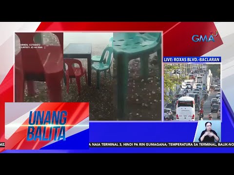 2 barangay, nakaranas ng hailstorm o pag-ulan ng yelo UB