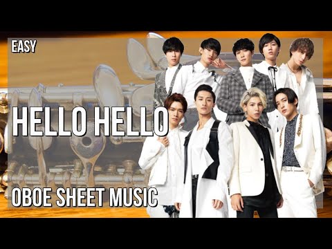 Oboe Sheet Music: How to play Hello Hello by Snow Man