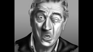 Digital painting - Robert De Niro