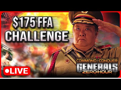 $175 FFA Challenge: Battle of the Pro Players | C&C Generals Zero Hour