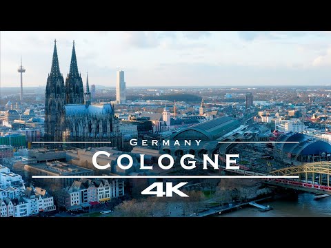 Cologne / Köln, Germany ???????? - by drone [4K]