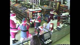preview picture of video 'Santa in the Wilkie Reddi Mart Dec 14th 2012'