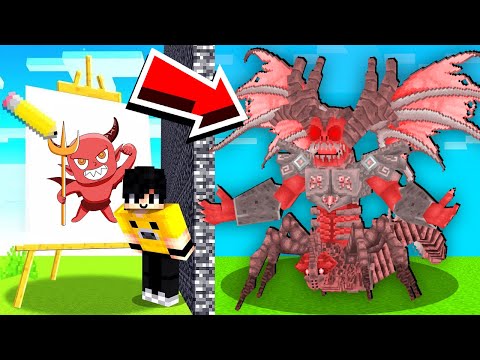 YunusLP - Boss Drawings in Minecraft COME TO LIFE!