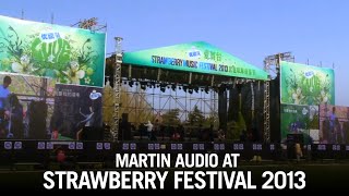 Martin Audio MLA at Strawberry Music Festival, China 2013