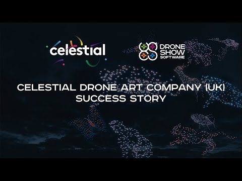 Behind the scenes ✨ Success story of Celestial drone art company (UK)