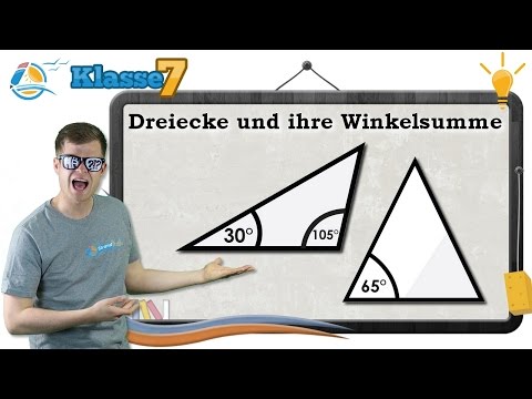 Triangles and their angle sum || Grade 7 ★ Knowledge