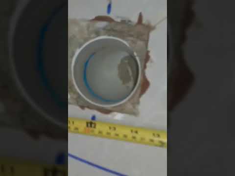 medida de la pared hasta el centro del desagüe del inodoro