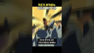 해군영웅 거프가 해군대장 아카이누를 죽이려 했던 이유 [원피스 1분요약]