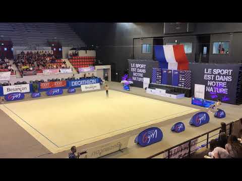 Championnat de France 2019 Besançon Delfino Dubois Zoé