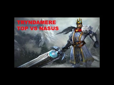 Tryndamere Top vs Nasus - Ranked 5 Man - Full Game Commentary - League of Legends