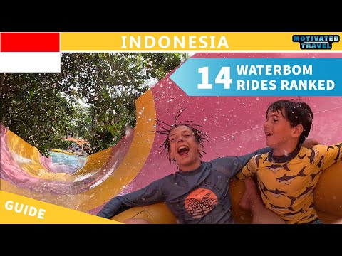 All 14 Waterbom Slides + Rides Ranked Best to Worst - Bali Indonesia