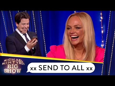 Emma Bunton's Hilarious Wedding Invite Text | Send To All | Michael McIntyre's Big Show