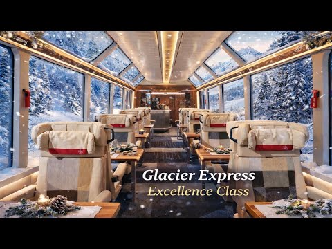 Glacier Express Excellence Class 🚆 | The World’s Most Luxurious Train Experience 🇨🇭