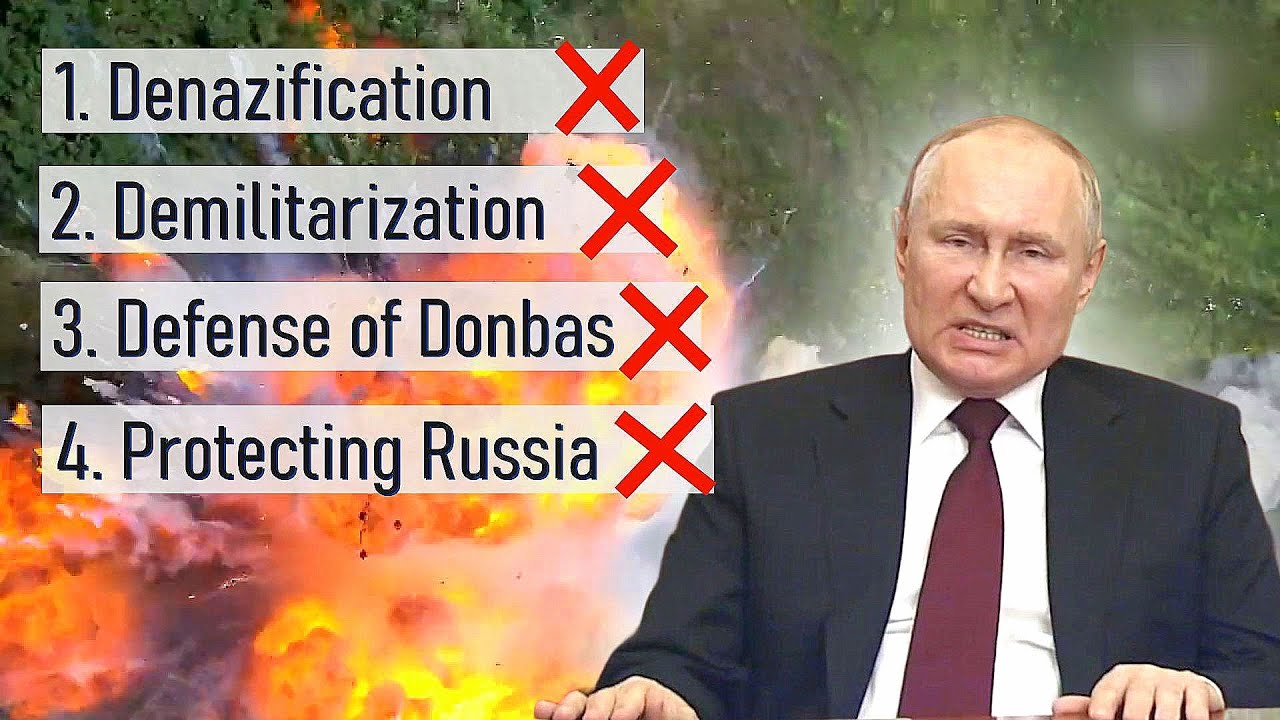 Complete failure of Putin! He didn't achieve a single goal for 6 month of war