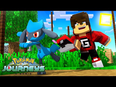 Minecraft: CAPTUREI UM RIOLU! - POKEMON JOURNEYS Ep.5 ✭ Guihh ✭