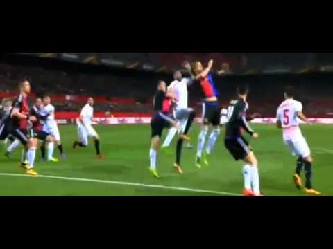 Adil Rami Goal   Sevilla vs Basel 3 0 UEFA EL 17 3 2016