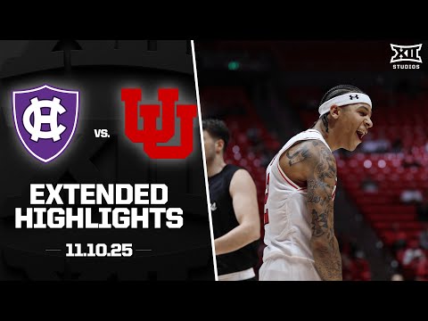 Holy Cross vs. Utah Extended Highlights | 2025-26 Big 12 Men's Basketball
