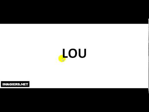 How To Pronounce French First Name # LOU