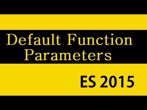 ES6 and Typescript Tutorial 12 Default Function Parameters
