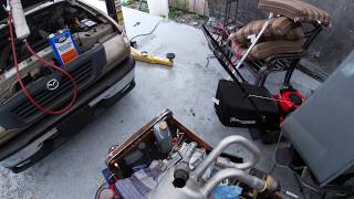 How to flush car a/c system with diy flush tool