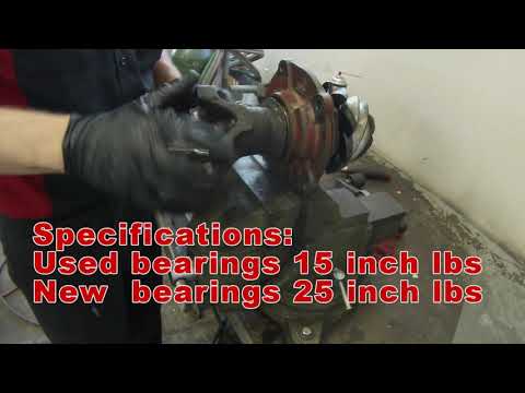 How to set your pinion bearing pre-load on a 9" Ford differential