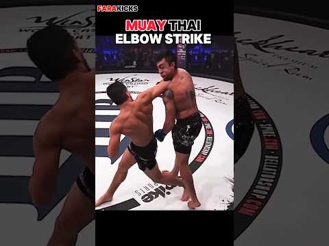 Muay Thai - elbow strike. #muaythai #mma #kickboxing #boxing